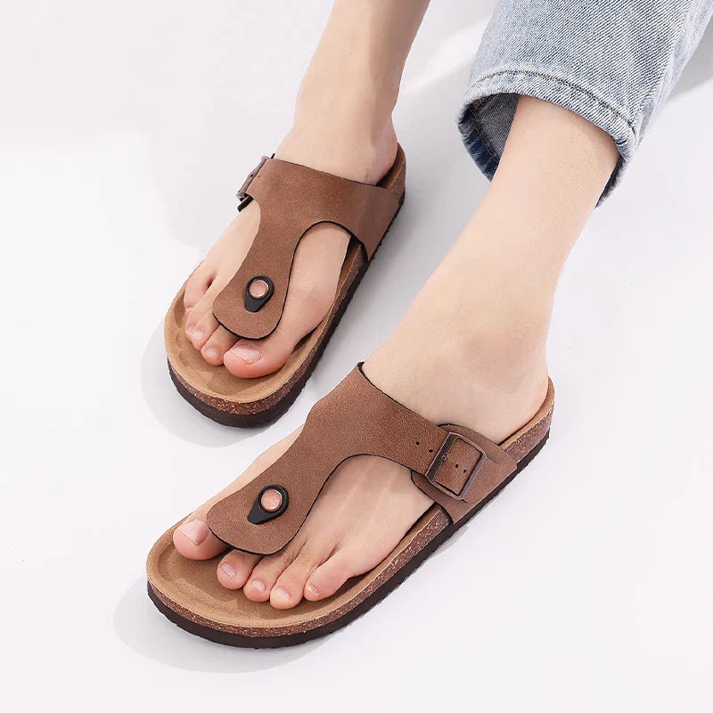 Sandals Comfort Cork Brown